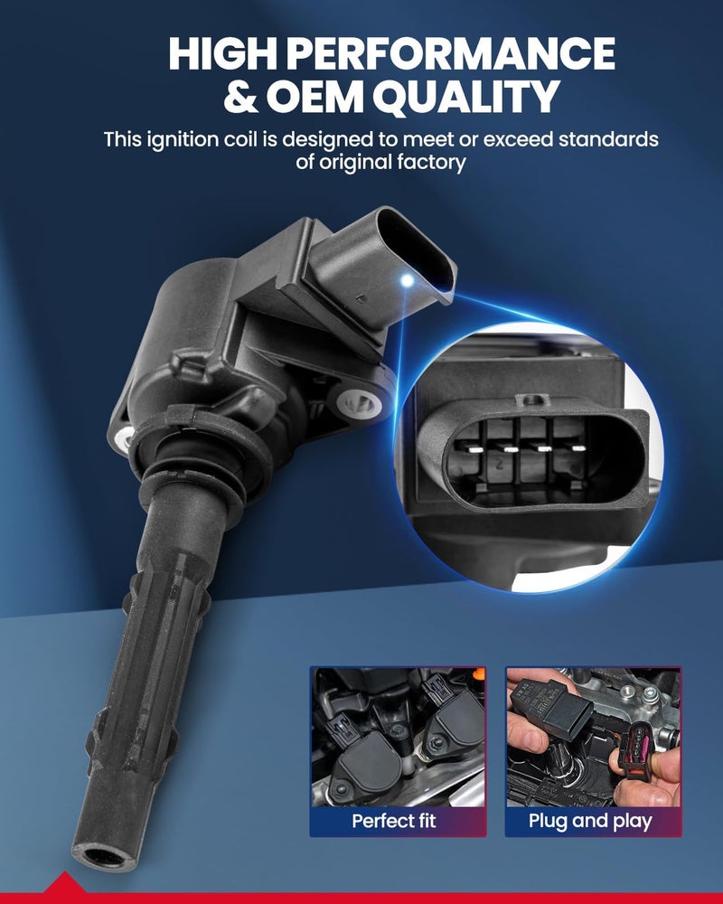 KAX UF574 Ignition Coil 8 Packs Fit for XC90 2005-2011,S80 2007-2010 - Image 2